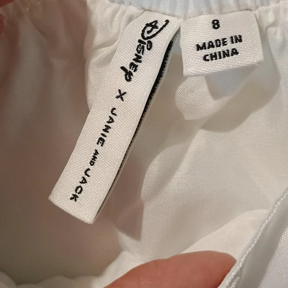 Janie and Jack/Skirt/Girls 8/Ivory/Tinker Bell Floral Tulle Disney